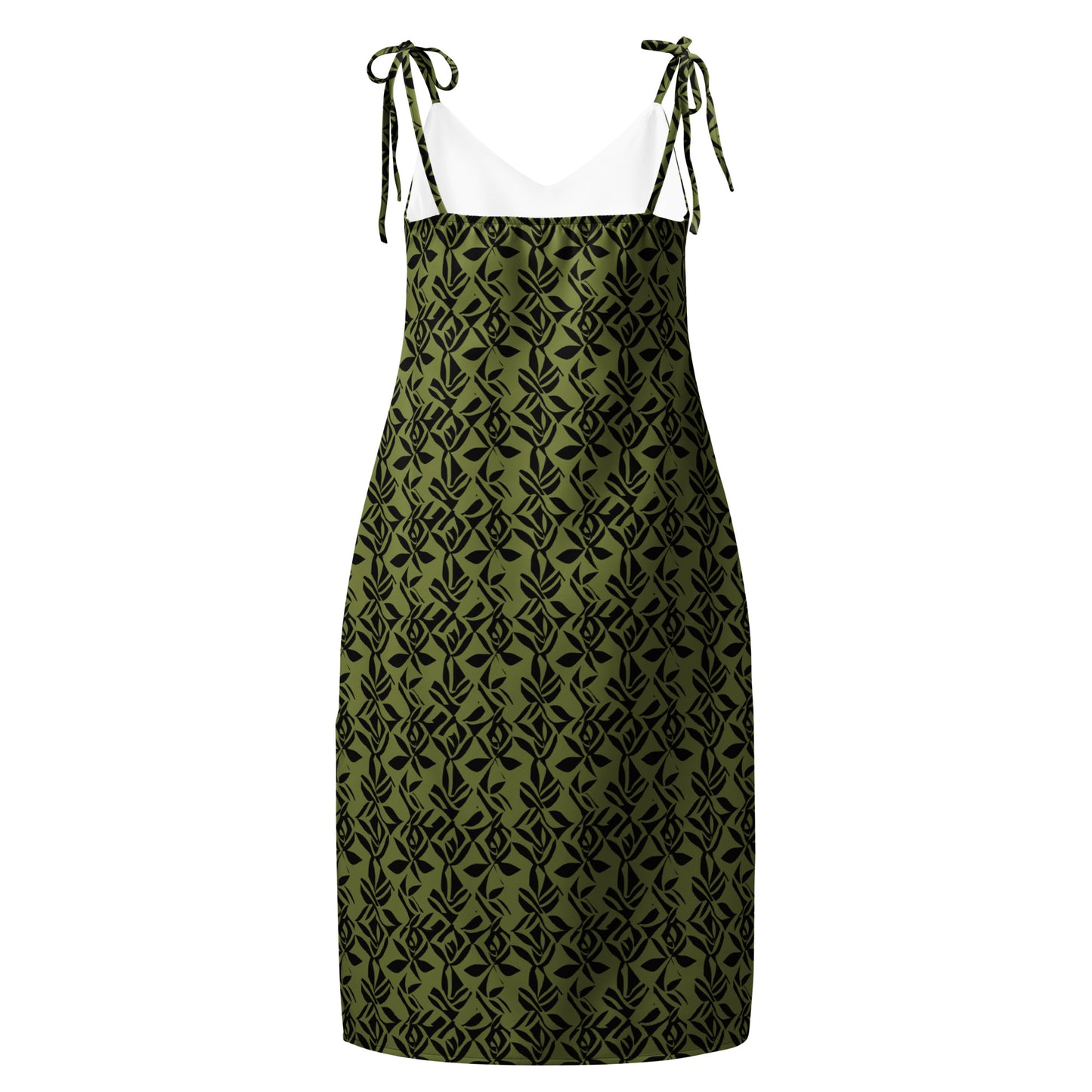 Vestido midi con tirantes ajustables