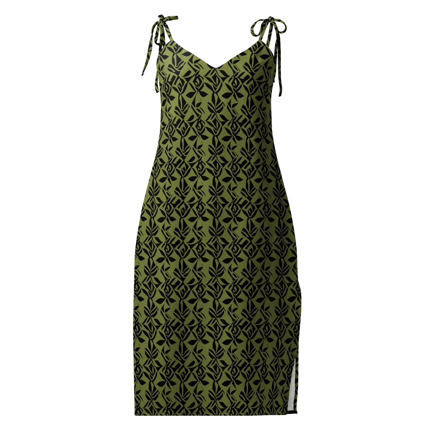 Vestido midi con tirantes ajustables
