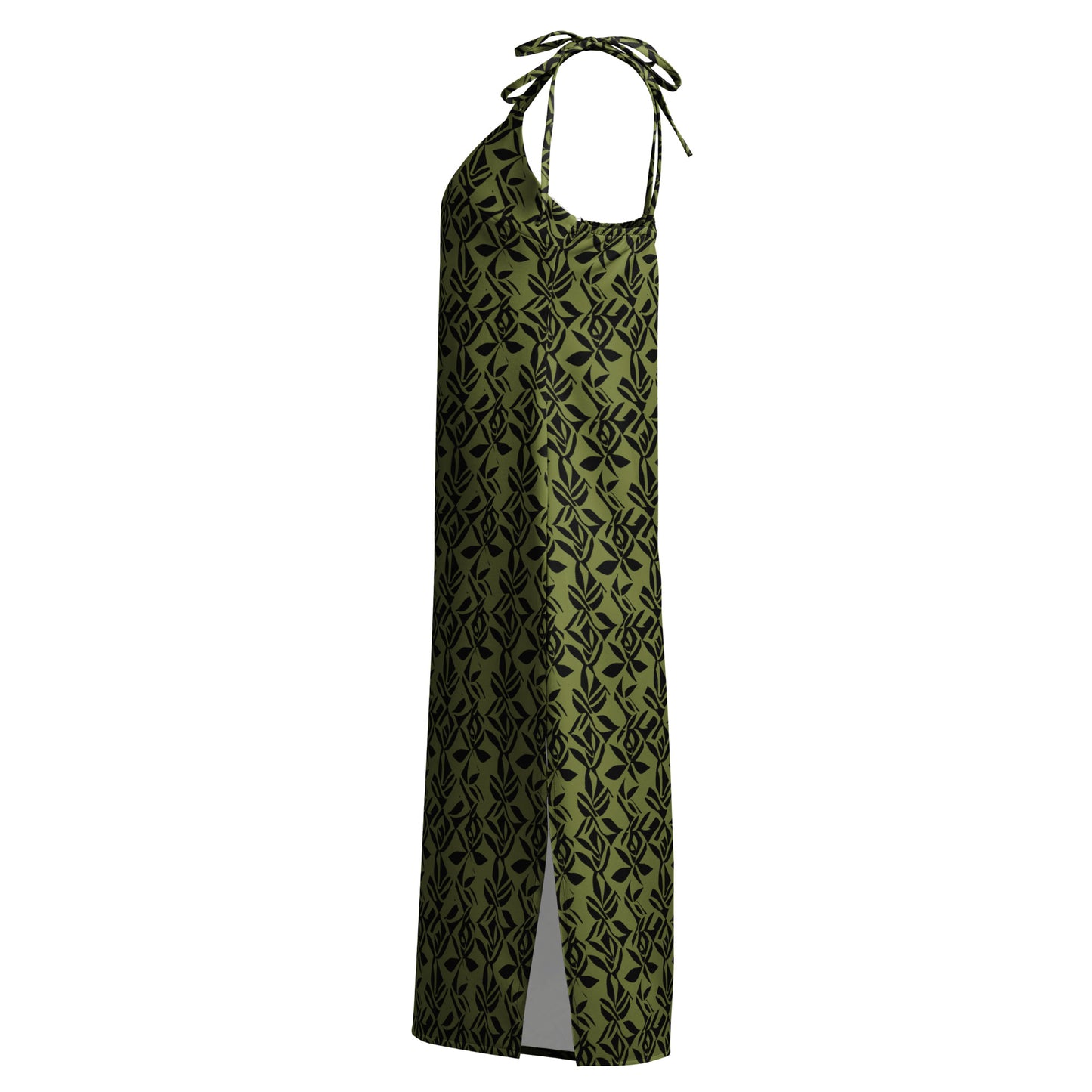 Vestido midi con tirantes ajustables