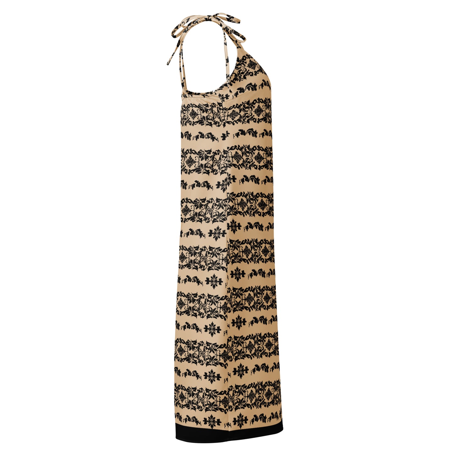 Vestido midi con tirantes ajustables