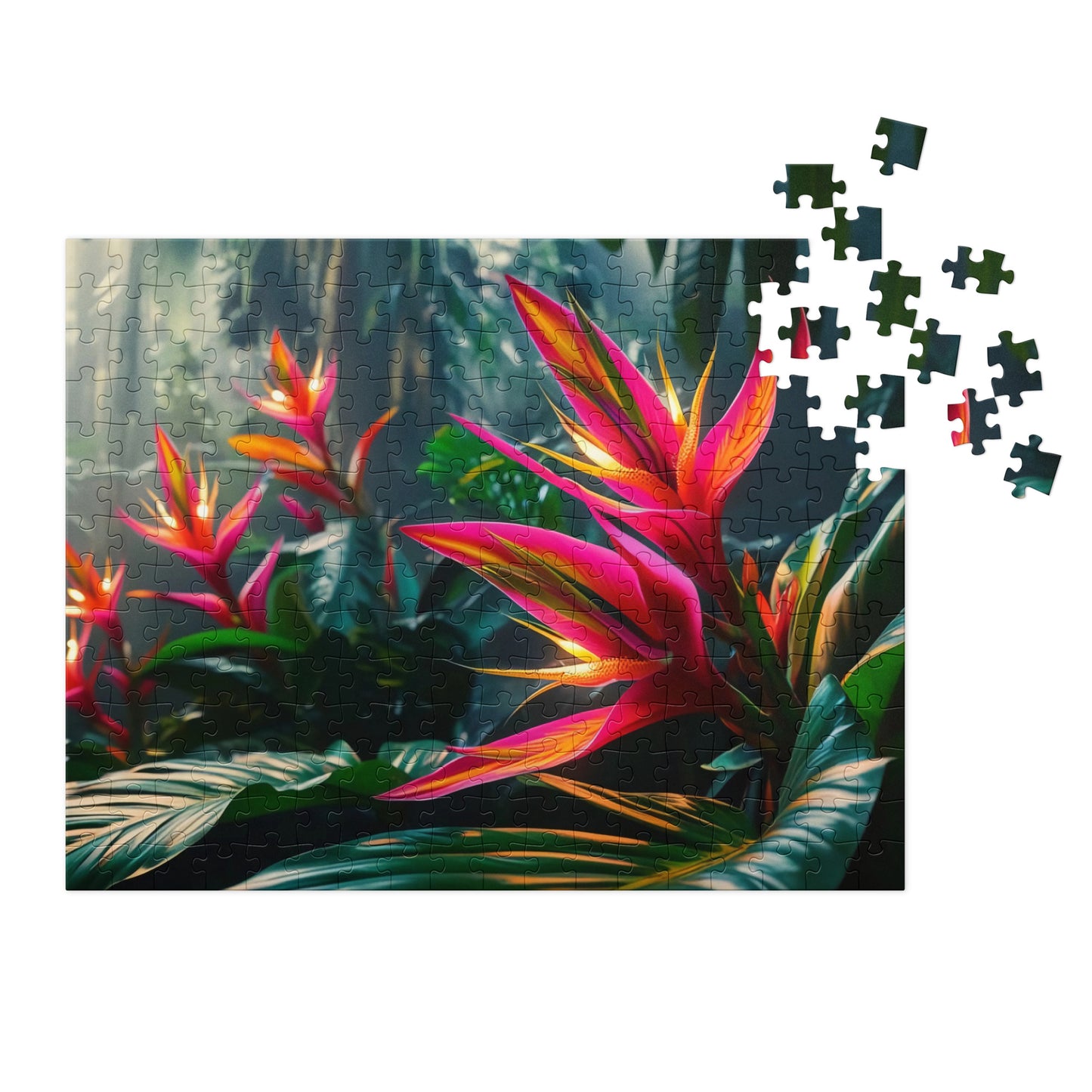 Puzzle con caja metálica