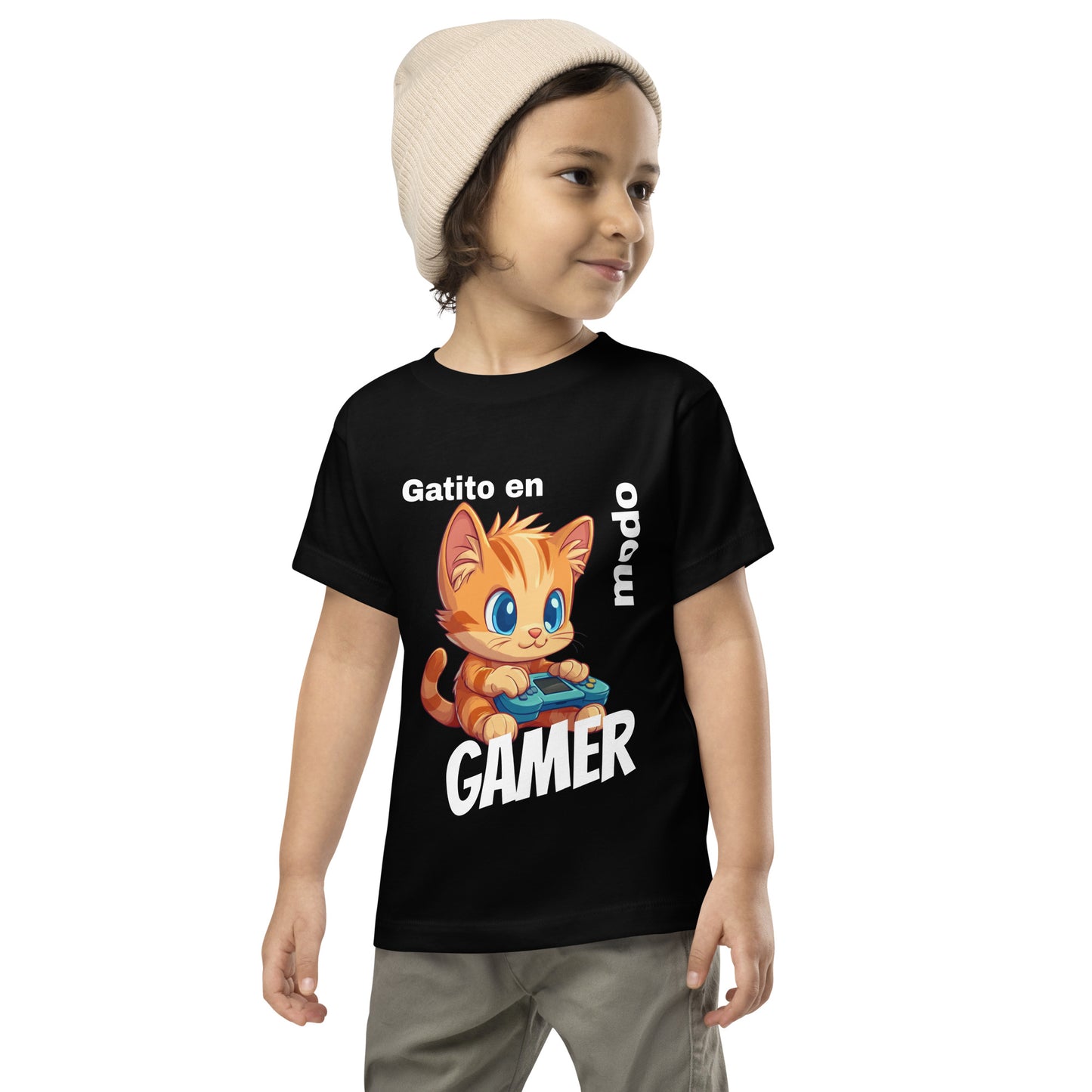 Camiseta Gamer de manga corta para niños pequeños