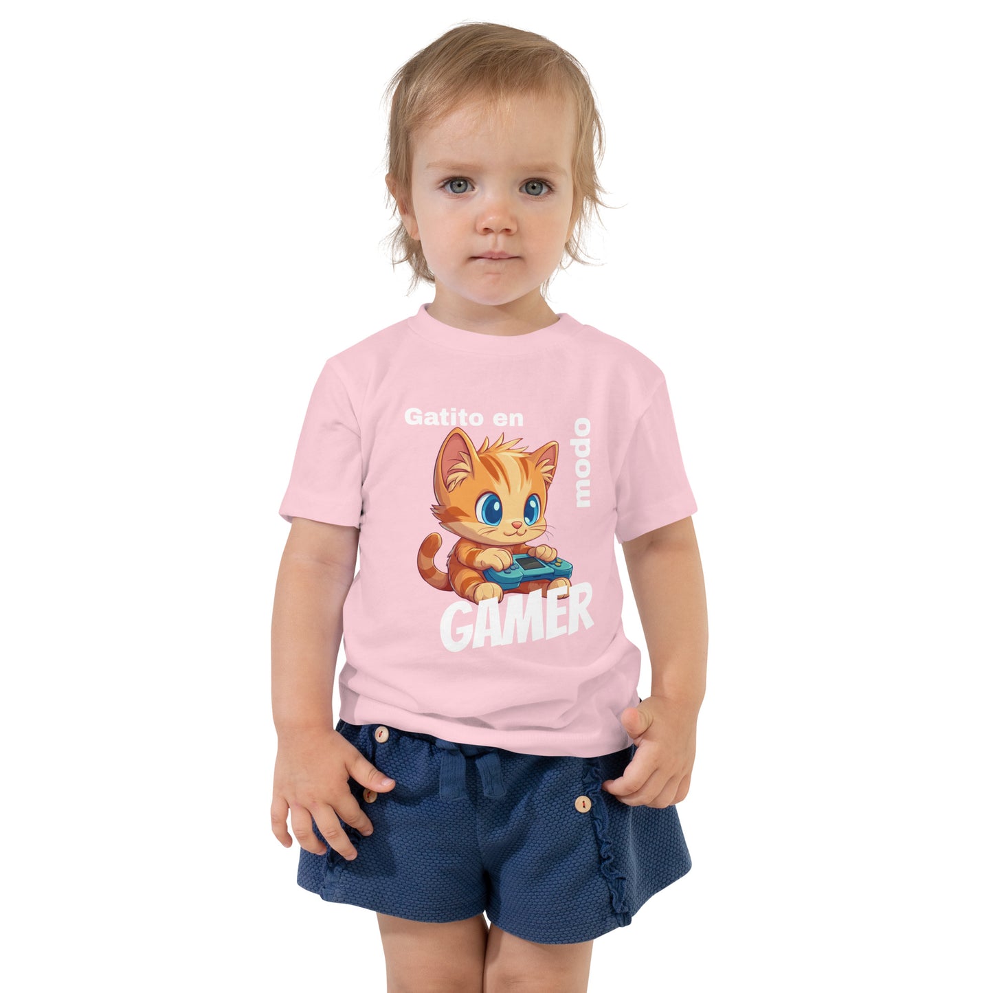 Camiseta Gamer de manga corta para niños pequeños