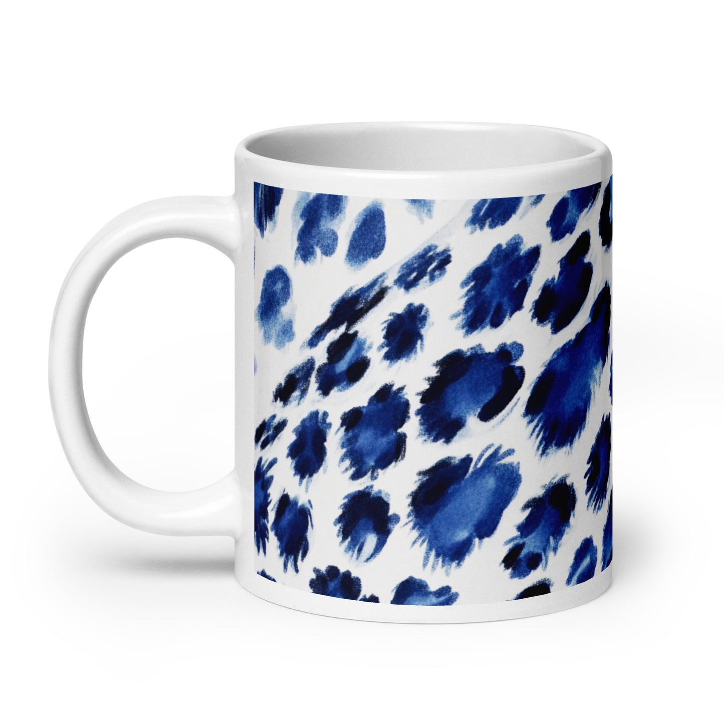 Taza Leopardo azul