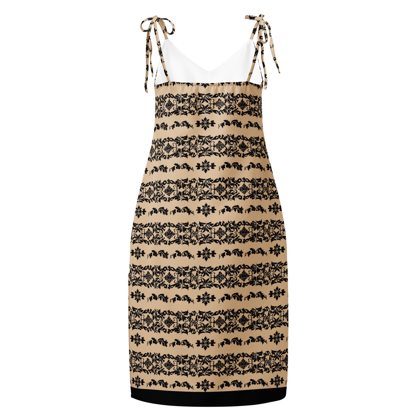 Vestido midi con tirantes ajustables