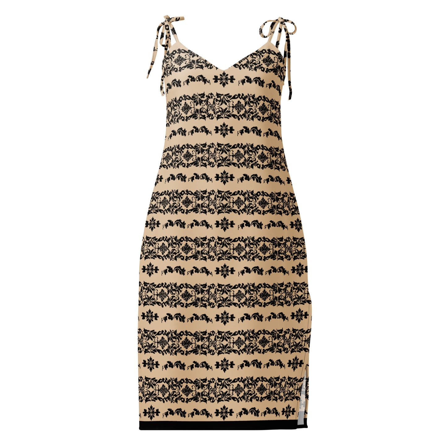 Vestido midi con tirantes ajustables