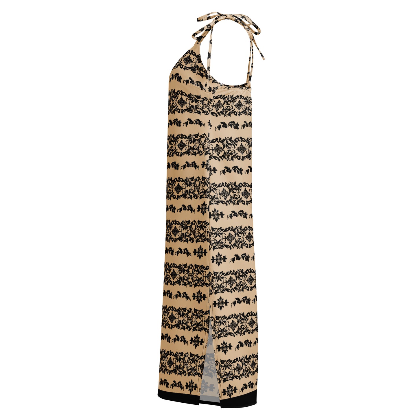 Vestido midi con tirantes ajustables