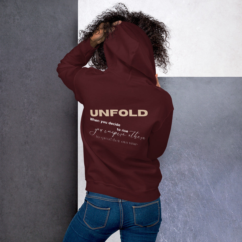 Sudadera con capucha Unfold