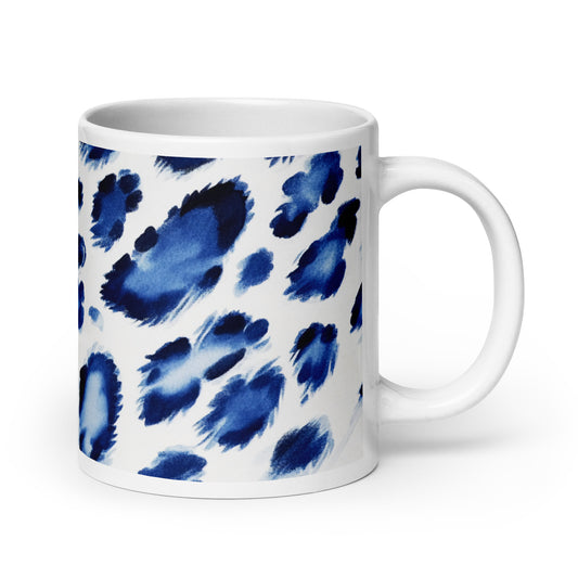 Taza Leopardo azul