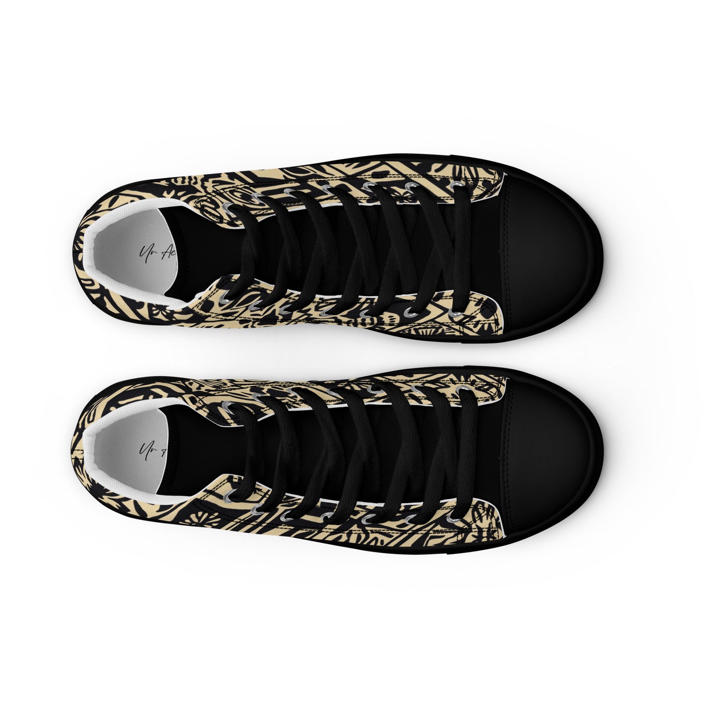 Zapatillas de lona de caña alta para mujer